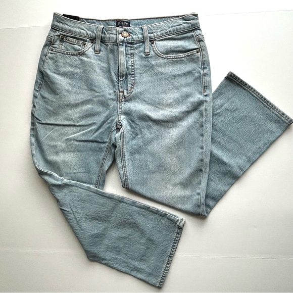 🍂NWT J. Crew Women’s Mid Rise Flare Crop Jeans. Size: 28P - Picture 13 of 13